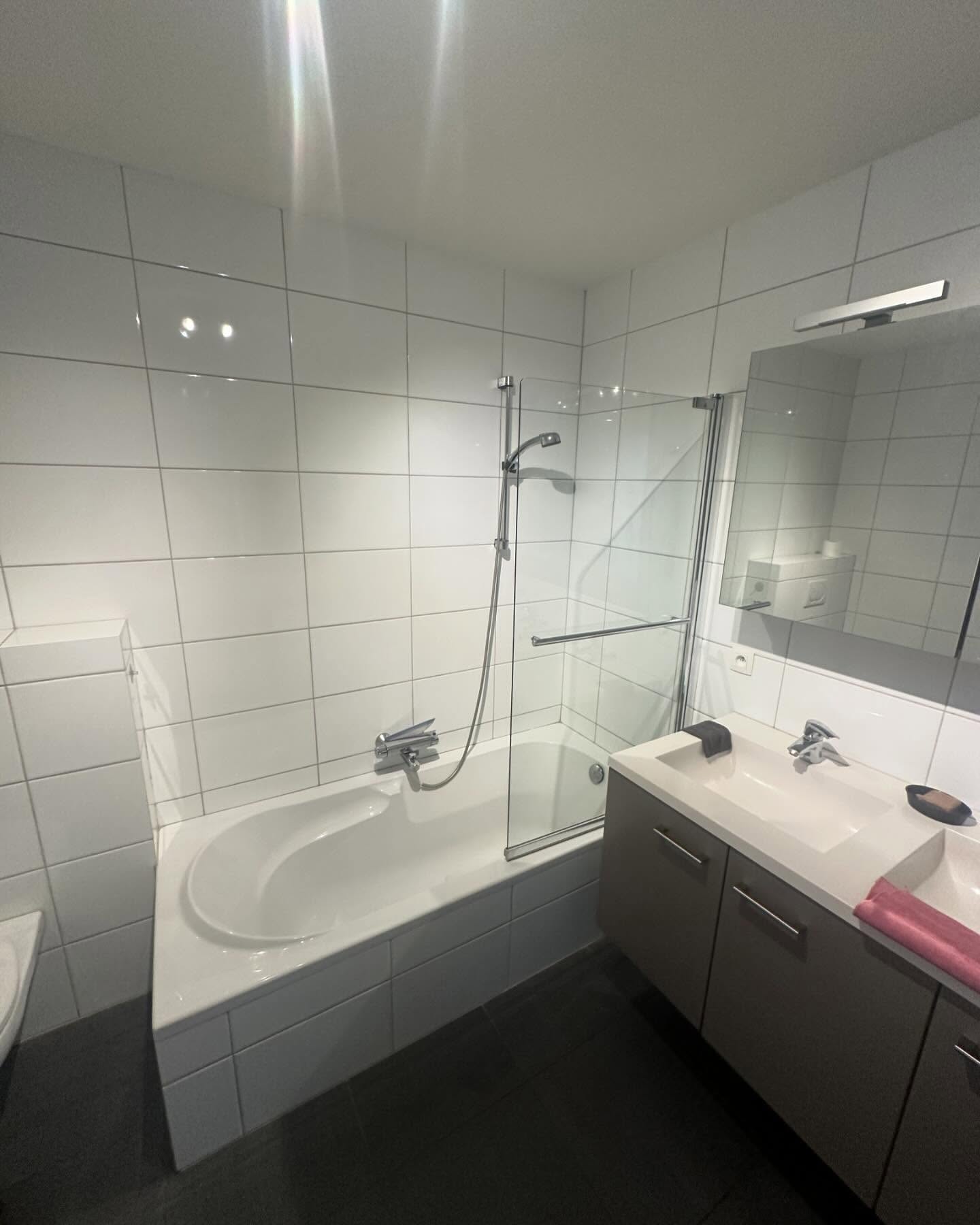 Van bad naar douche in 2 dagen.